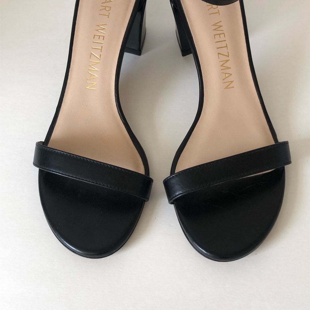 Stuart Weitzman Black Sandals - image 4